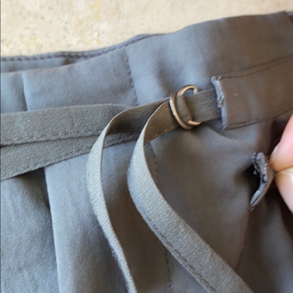 Helmut Lang Gray (mudstone) Solar Silk Shorts - 4 - Picture 4 of 10